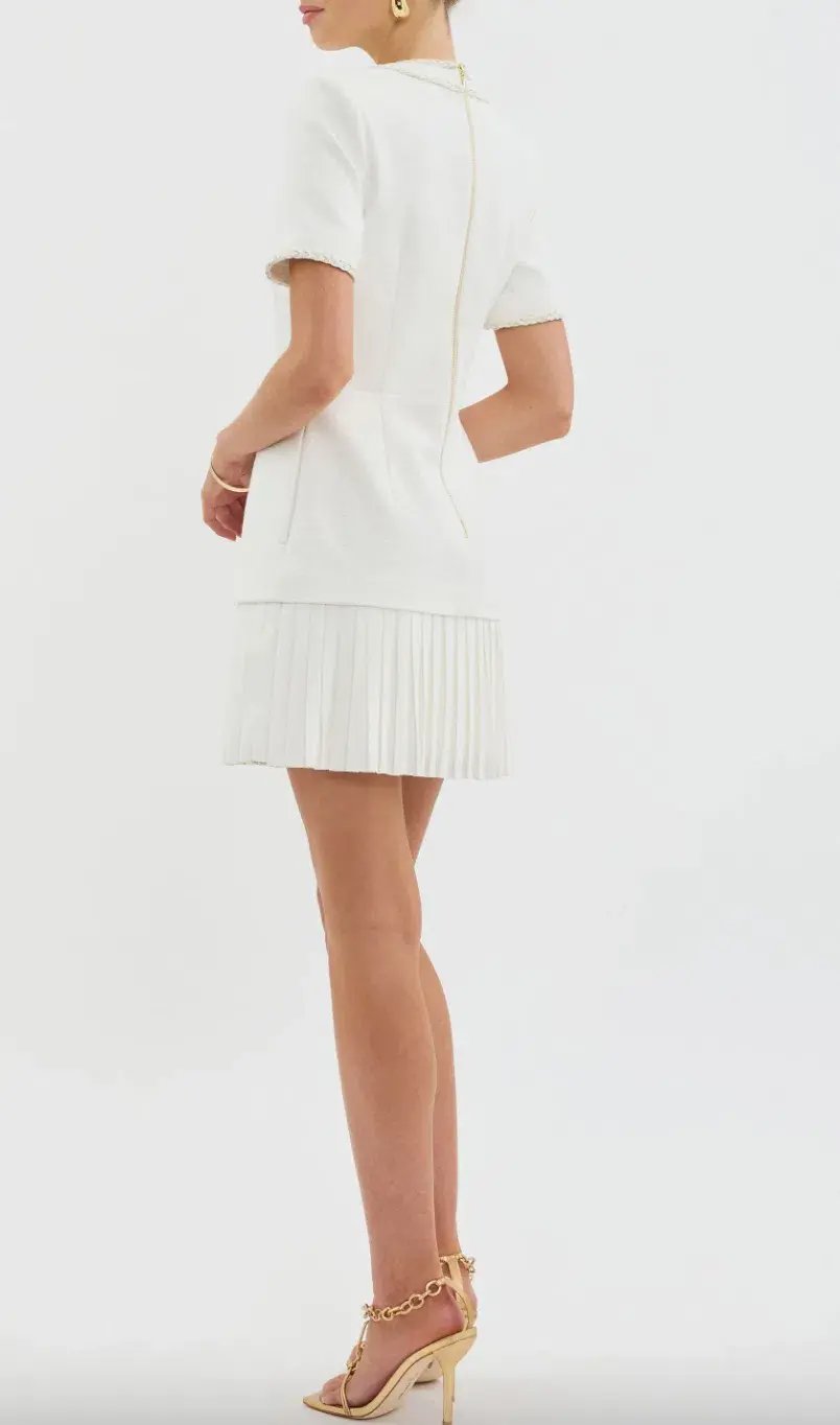Rebecca Vallance Clarisse Button Mini Dress AU 8 photo 3