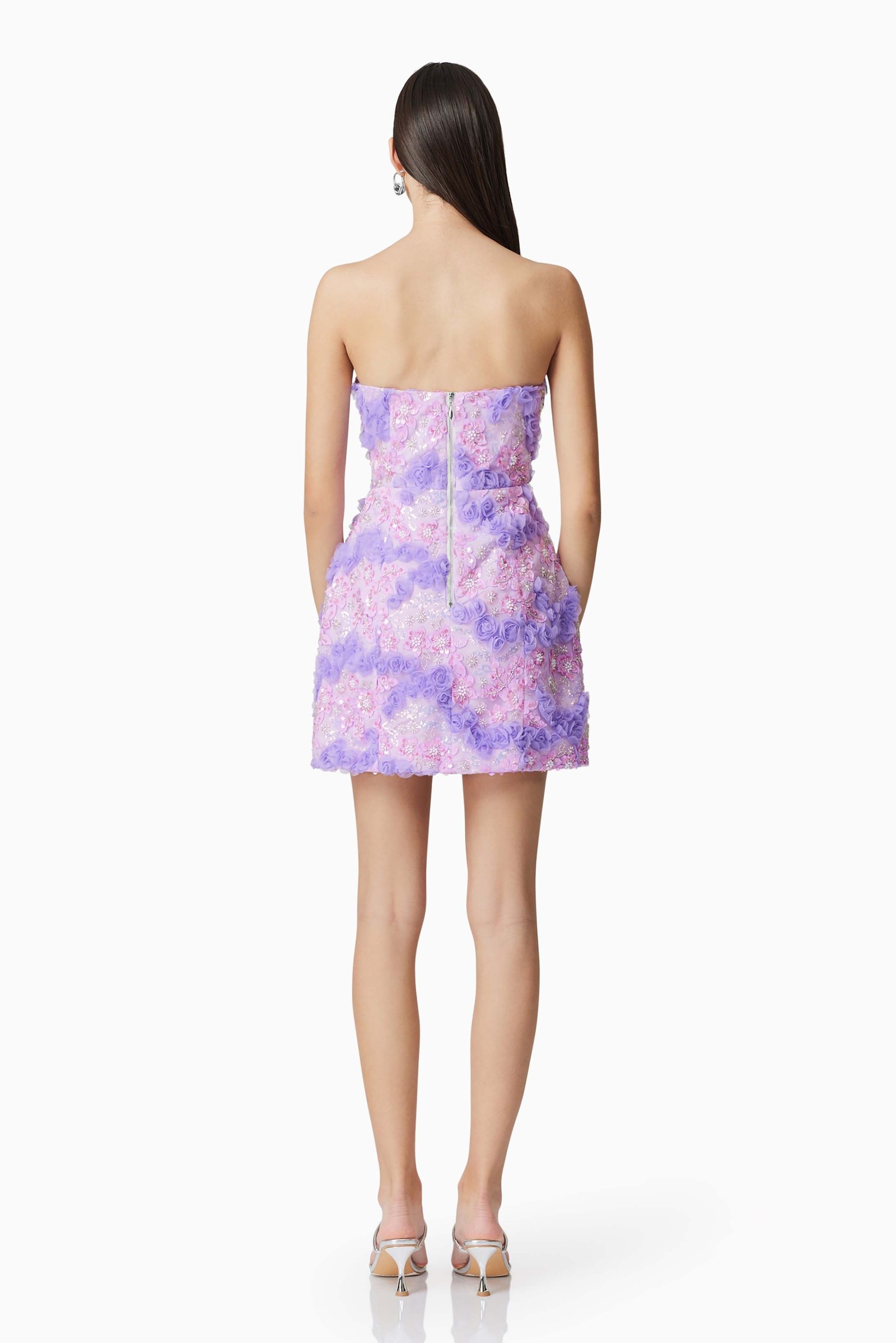 ELLIATT VONNI PARTY DRESS - PURPLE MULTI photo 4