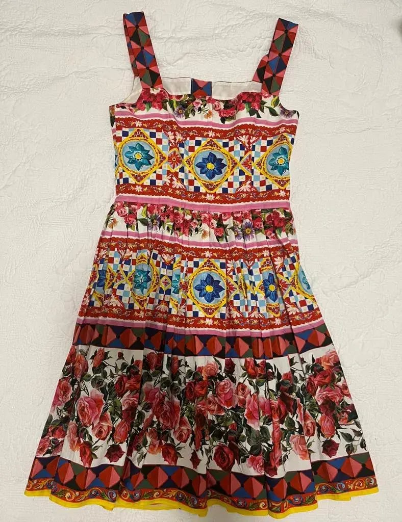 Dolce & Gabbana Mambo Dress Mambo Print/Multi Size 8 photo 6