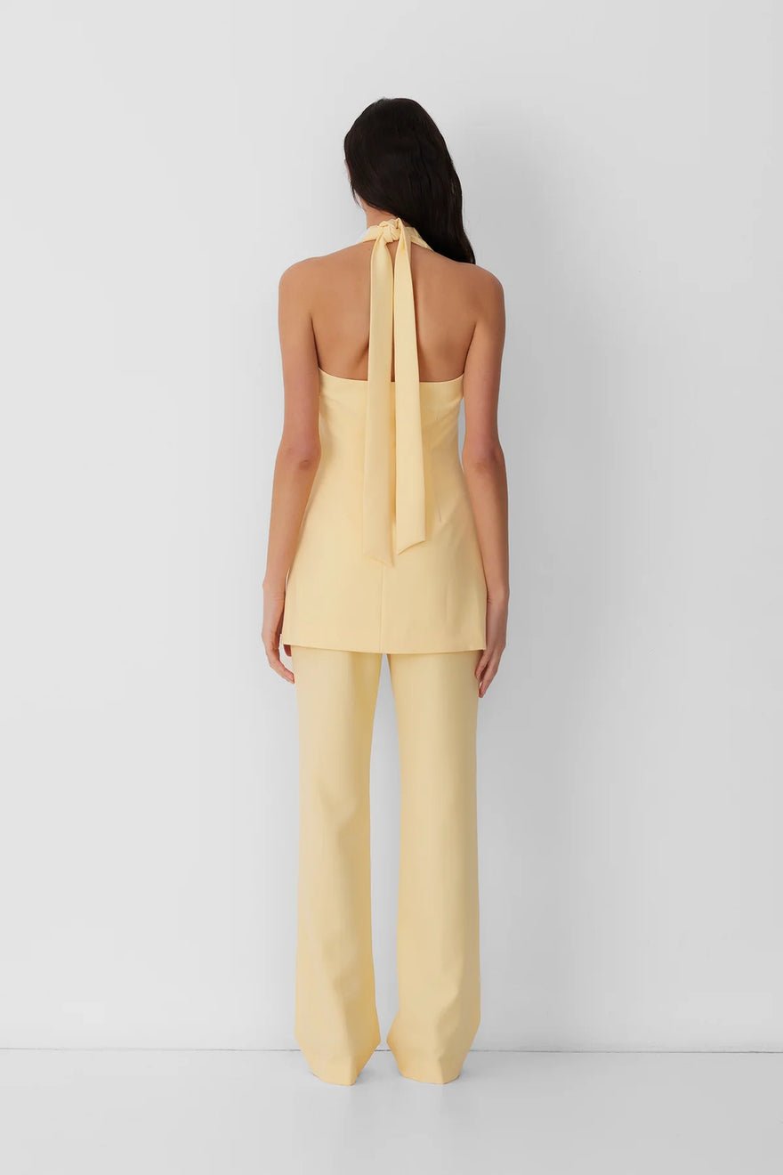 The Wolf Gang Irida Bootcut Pants - Butter photo 4