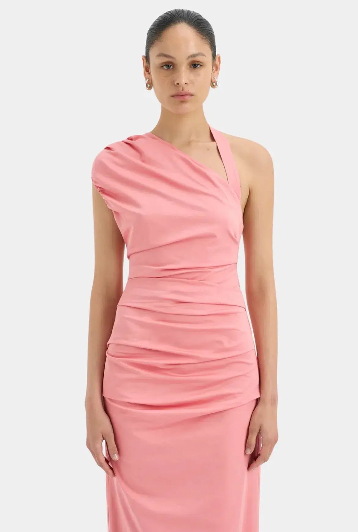 Sir The Label Giacomo Gathered Gown Pink Size 1 / AU 8 photo 4
