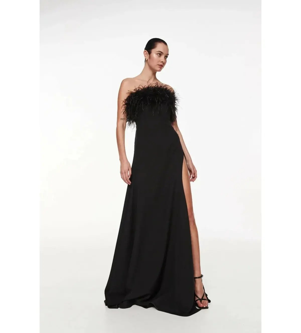 Rachel Gilbert Linc Gown Black Size 2/AU 10 photo 3