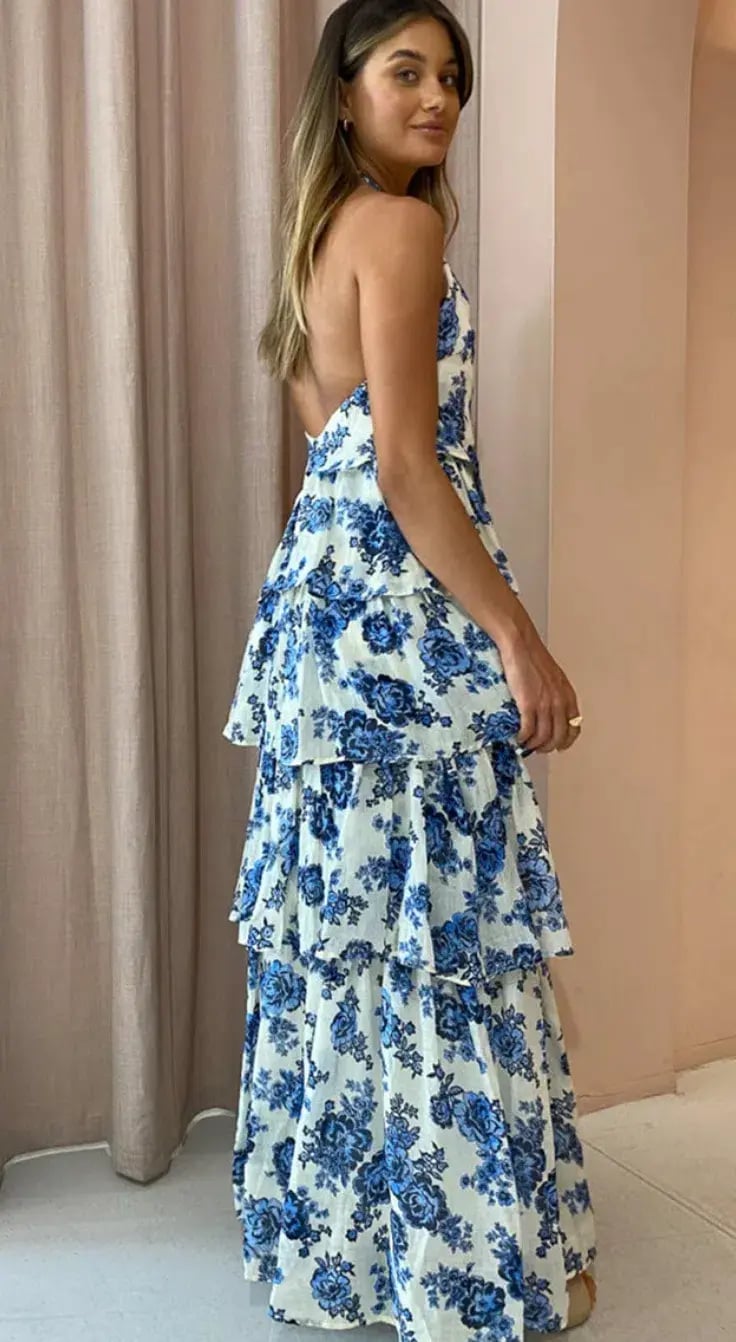By Nicola Water Lily Maxi Dress Rosie Size 10 photo 2