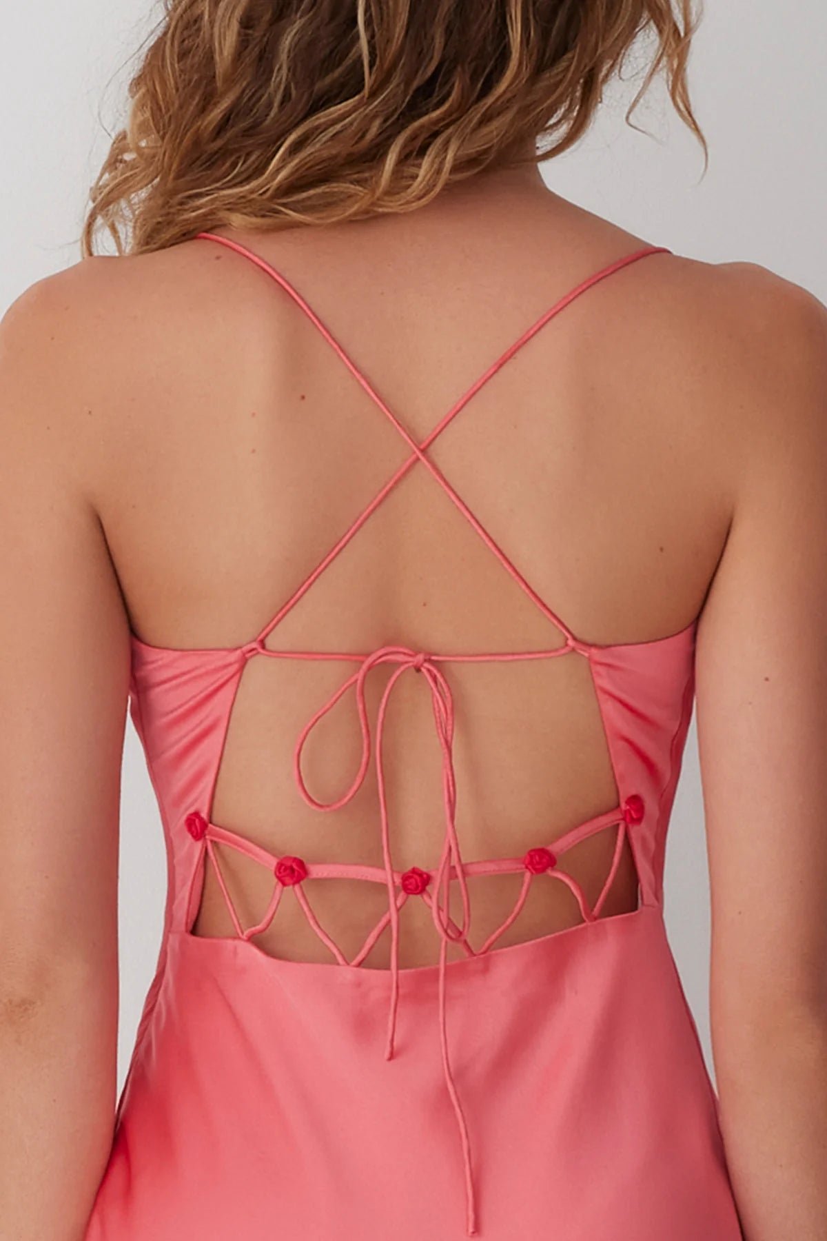 THE WOLF GANG LAS LOLAS MAXI DRESS - CORAL photo 5
