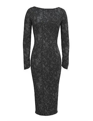 Mistress Rocks Distressed Open Back Midi Dress Size 8/XS photo 5