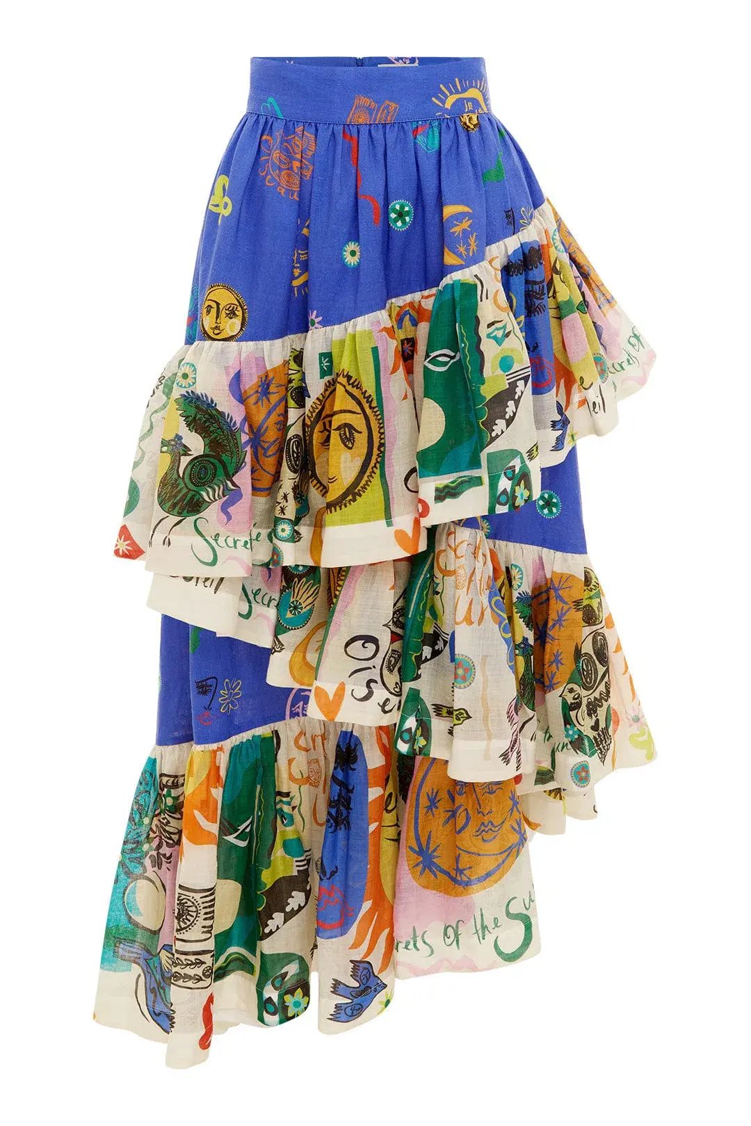 Alemais Soleil Oversized Shirt and Ruffle Skirt Set Print Size 14 photo 7