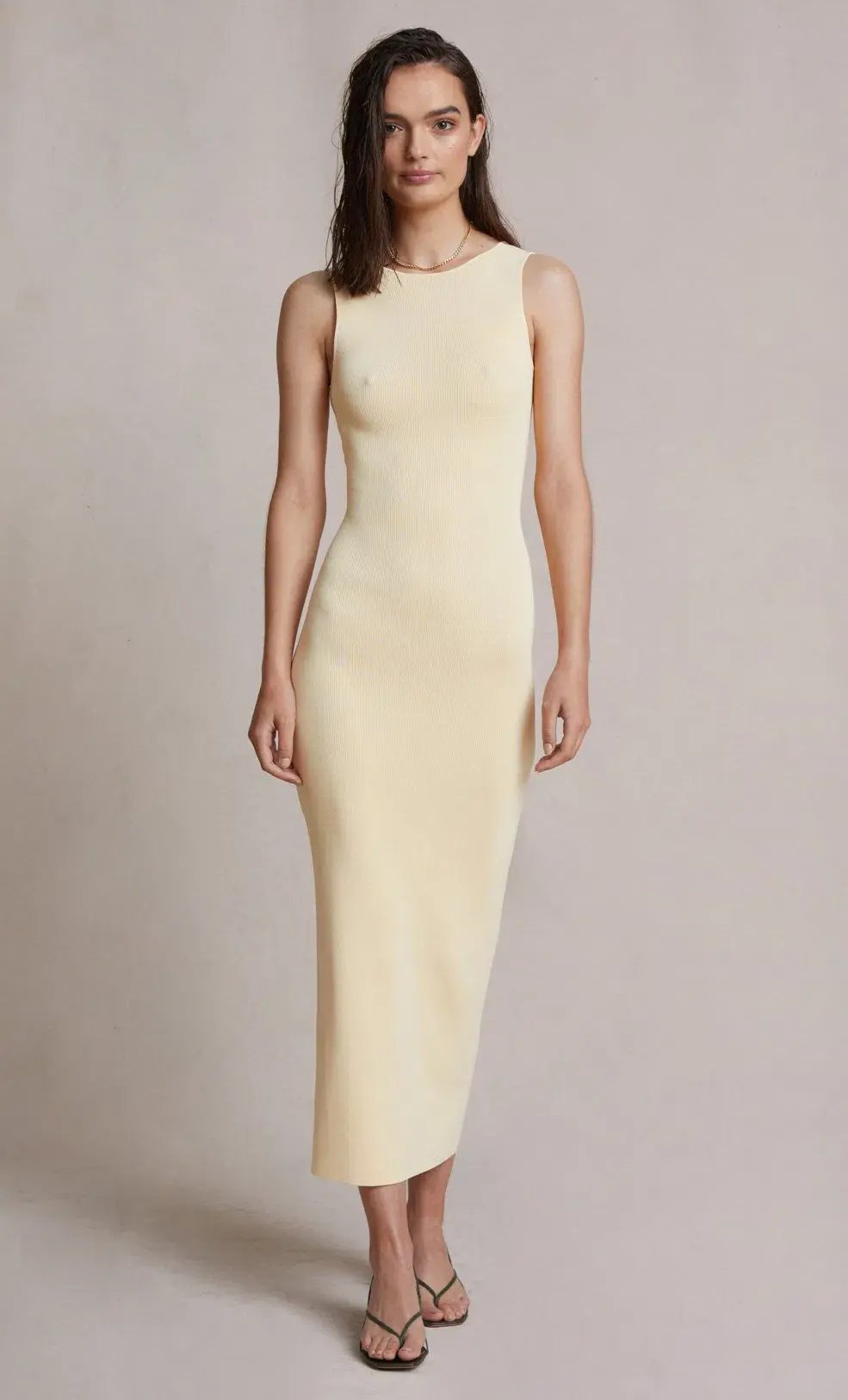 Bec & Bridge Sorbet Summer Midi Dress Yellow Size 6 photo 3