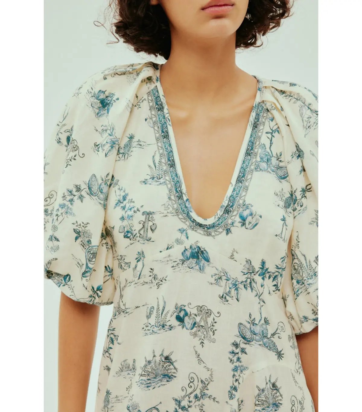 Alemais Casa Midi Dress Floral Size 14 photo 2