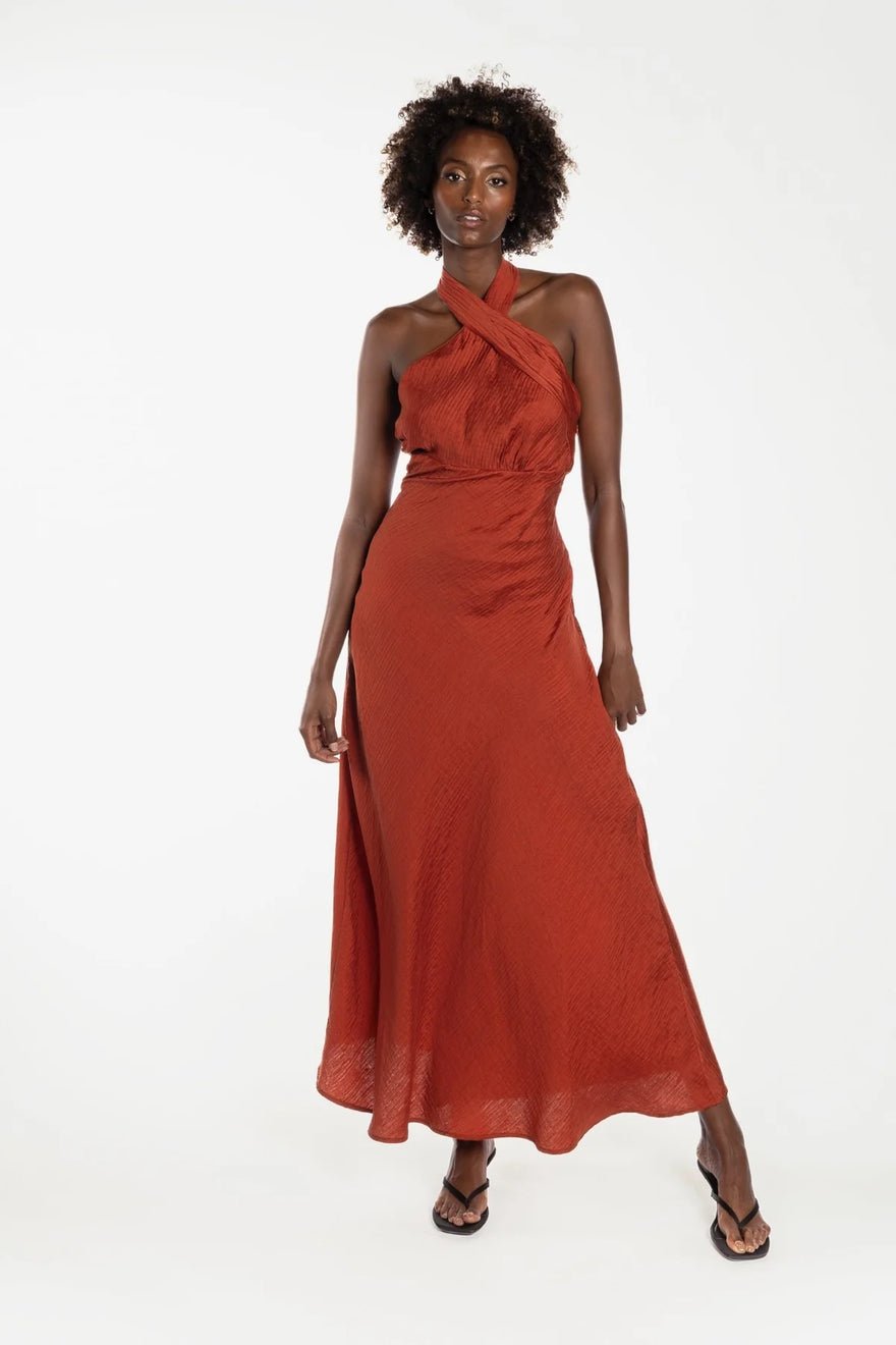 One Fell Swoop Izabella Maxi In Amber photo 2