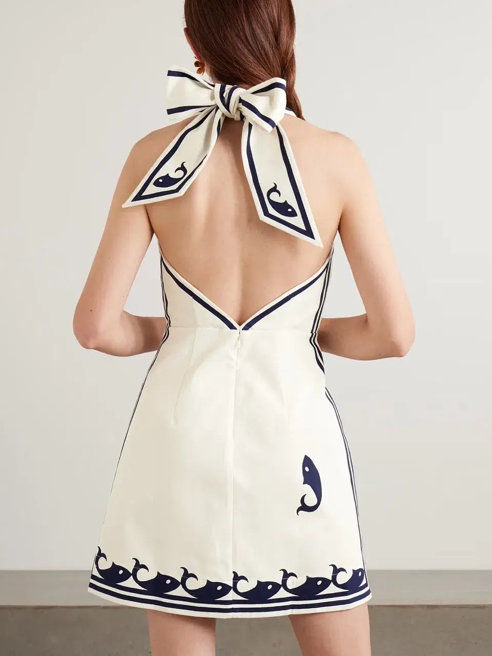 ALEMAIS Marine Mini Dress Cream 10 AU photo 7
