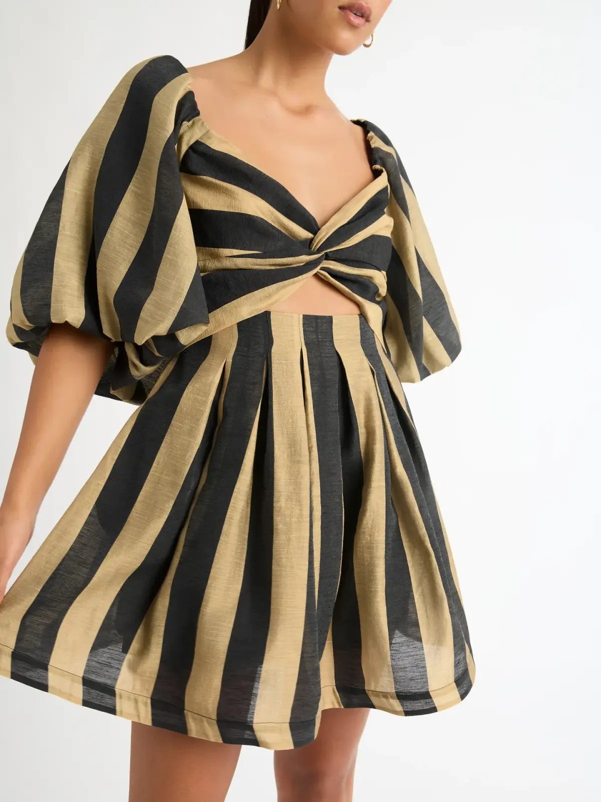 Sheike Frankie Stripe Dress Multi Size 12 photo 3