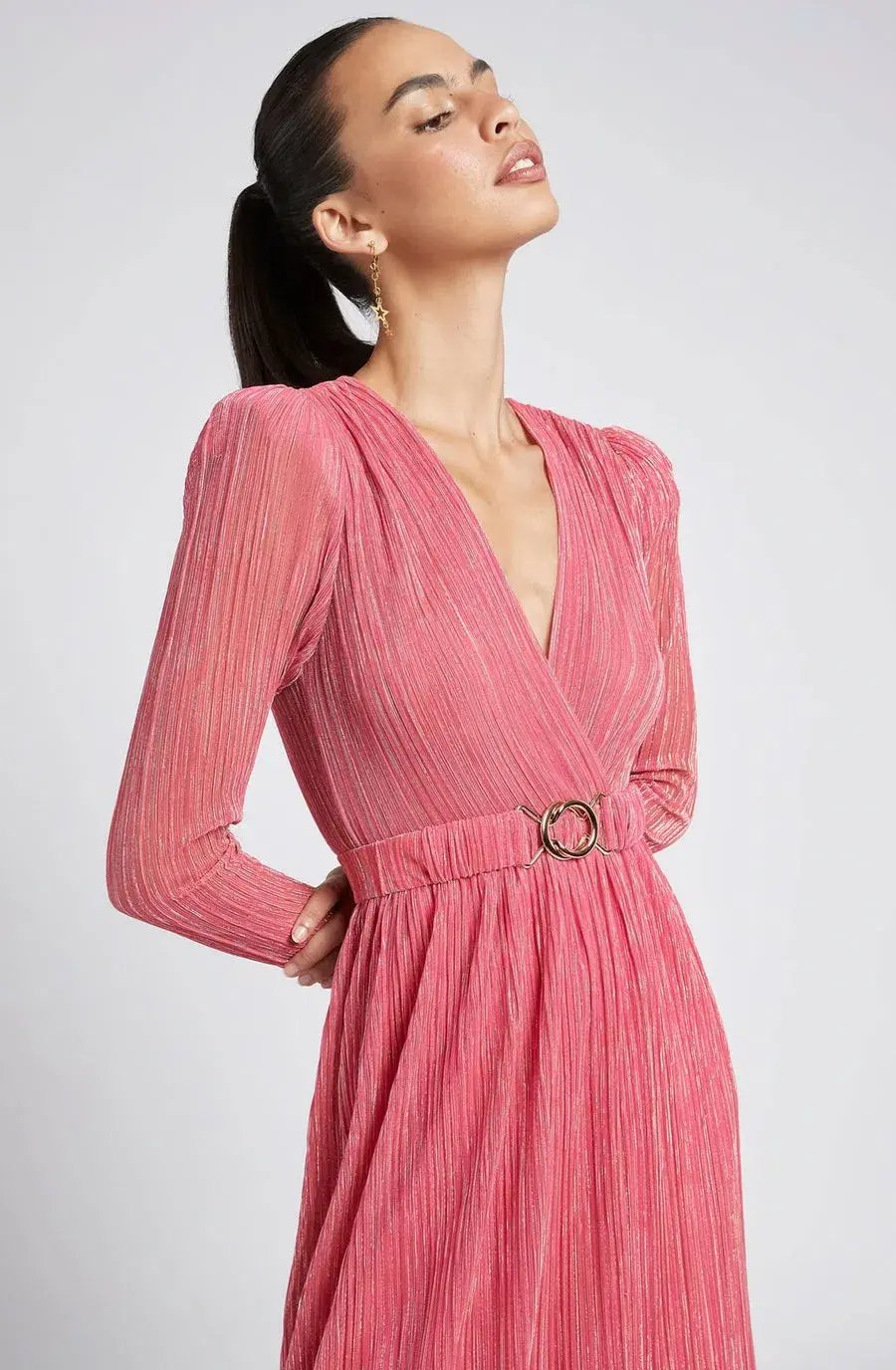Sheike Fame & Fortune Dress Pink Size 14 photo 2