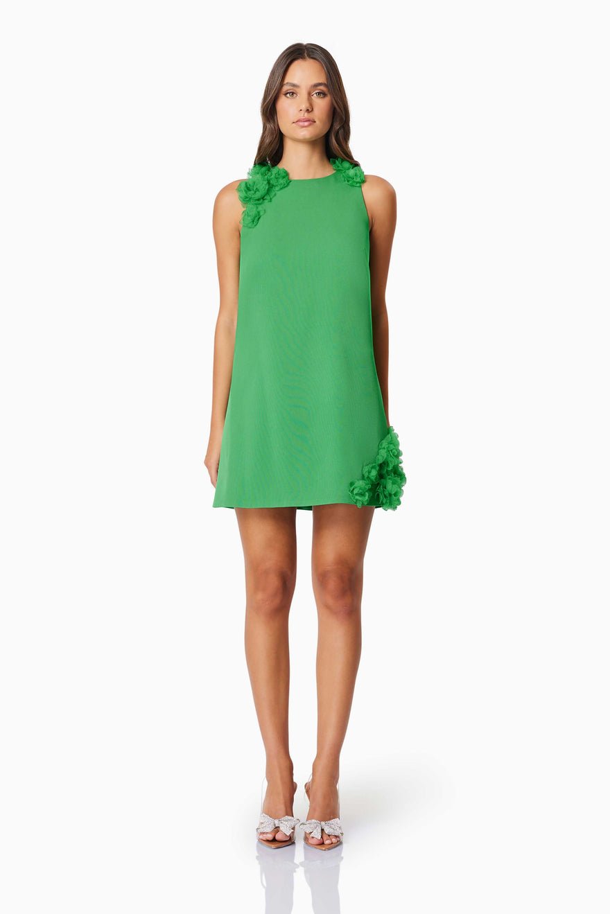 Elliatt Valeria Day Dress - Green photo 3