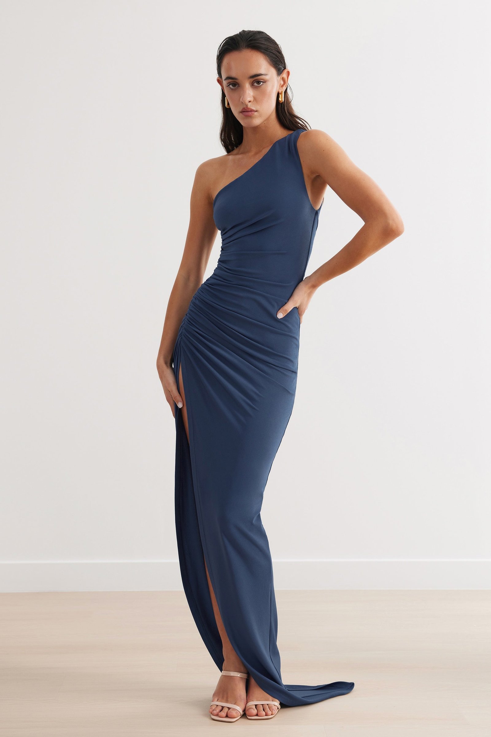LEXI CARINA DRESS - DEEP BLUE photo 2