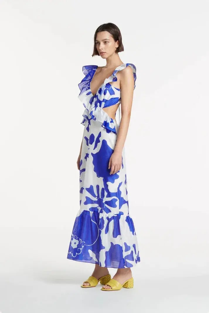 Sir the Label Vivi Frill Maxi Dress Print Size 0 / AU 6 photo 2