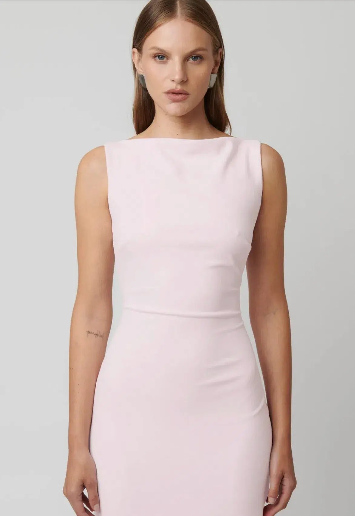 Effie Kats Verona Gown Ice Pink Size 8 photo 2