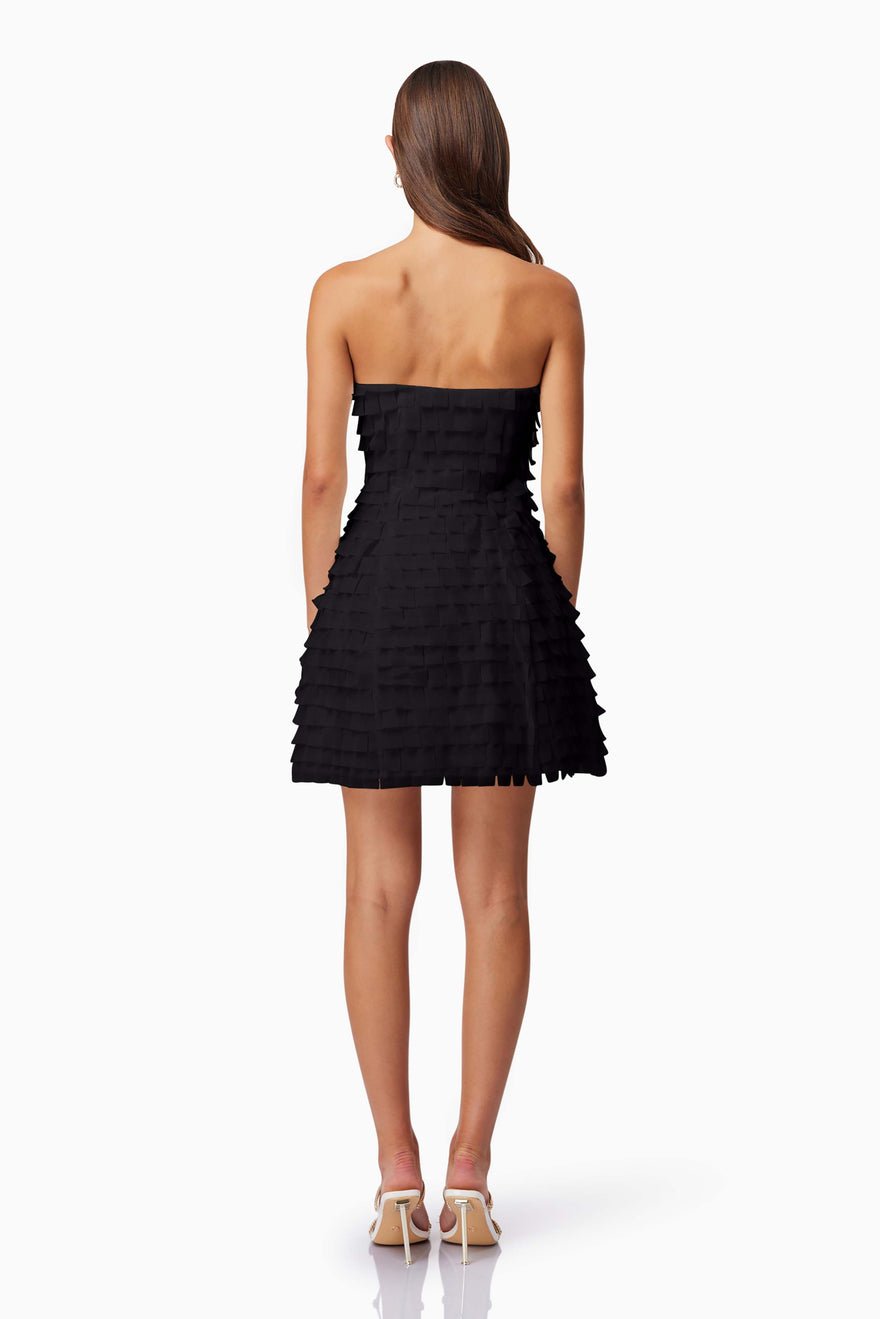 Elliatt Hailey Party Dress - Black photo 4