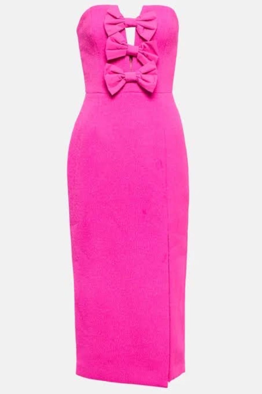 Rebecca Vallance Cecily Strapless Midi Dress photo 4