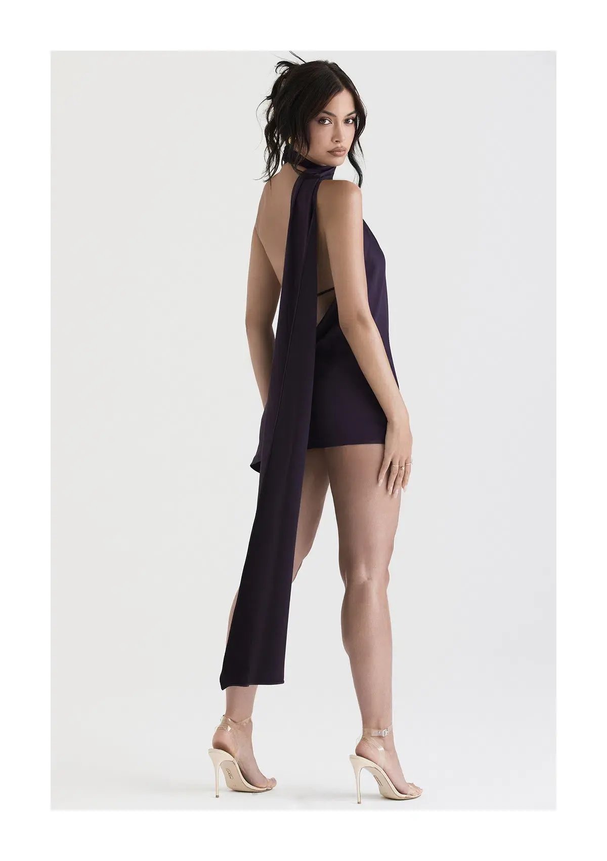 House of CB Aida Mini Backless Dress Nightshade Size S / AU 8 photo 2