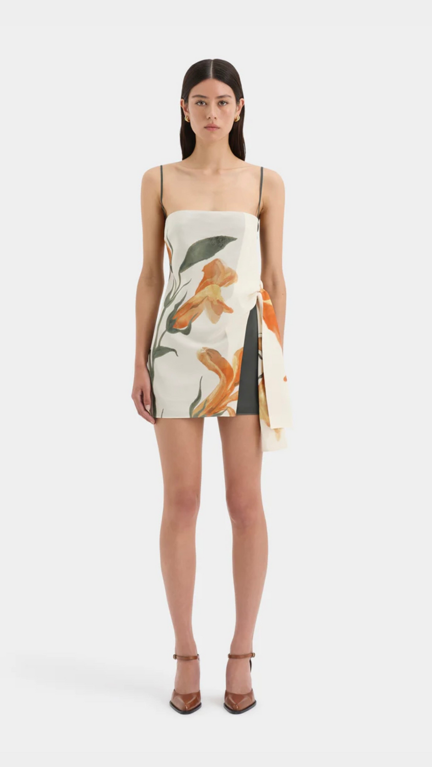 Sir The Label SIR - Constance Tie Mini Dress photo 4