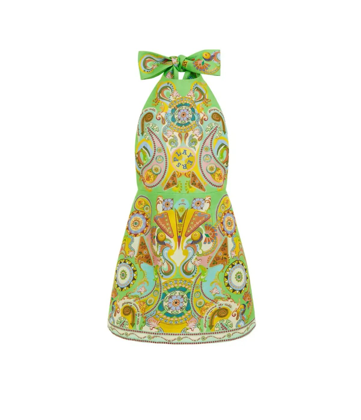 Alemais Pinball Mini Dress Green Multi Size AU 8 photo 19