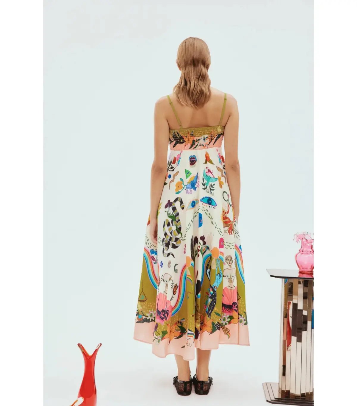 Alemais Evergreen Sundress Multi Size AU 10 photo 5