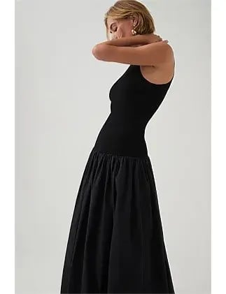 Havana Bubble Midi Dress Black Size 8/S photo 10