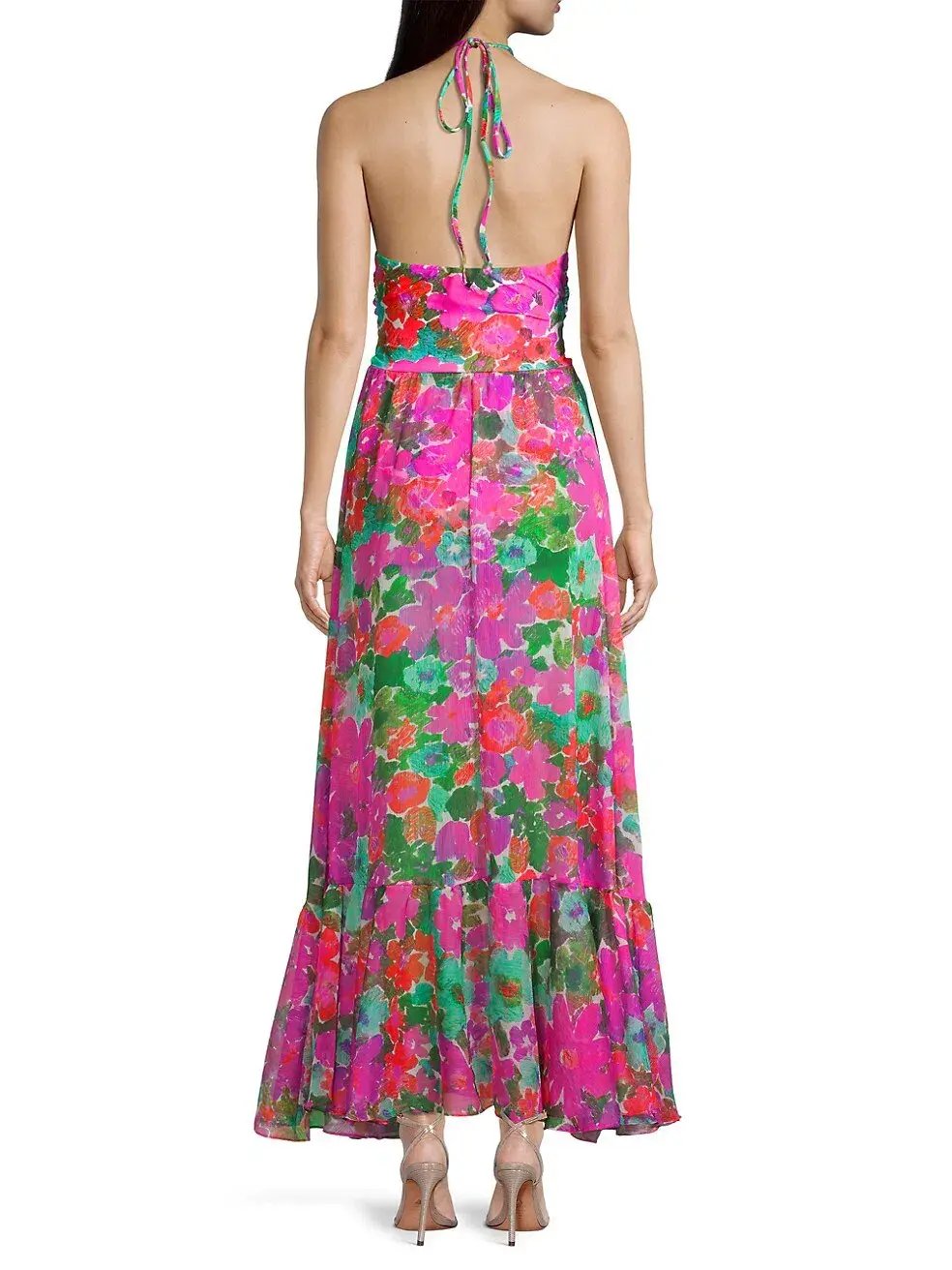 Patbo Gabi Cutout Floral Maxi Dress Size XS/ AU 6 photo 2