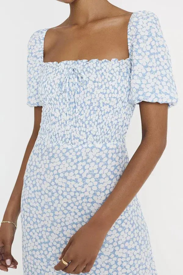 Faithfull Majorelle Midi Dress Bella Floral Size 8 photo 3