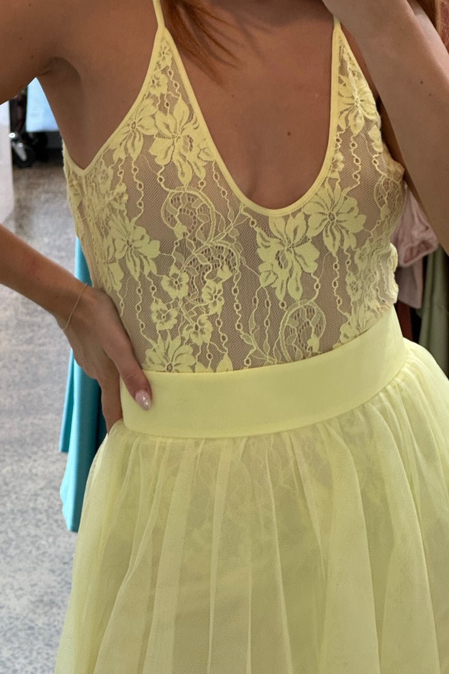 Zimmermann Scoop Neck Bodysuit - Lemon photo 2
