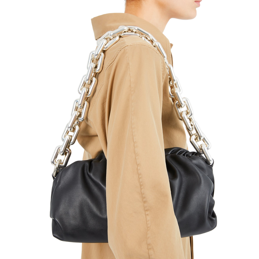 Bottega Veneta Chain Pouch Bag (black) photo 4