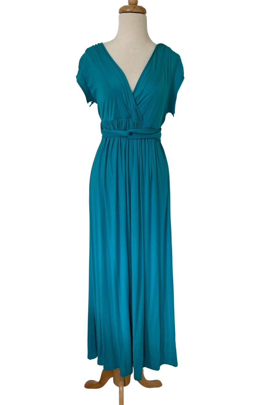 Mama Rentals Chelsea Cotton Maxi - Teal photo 2