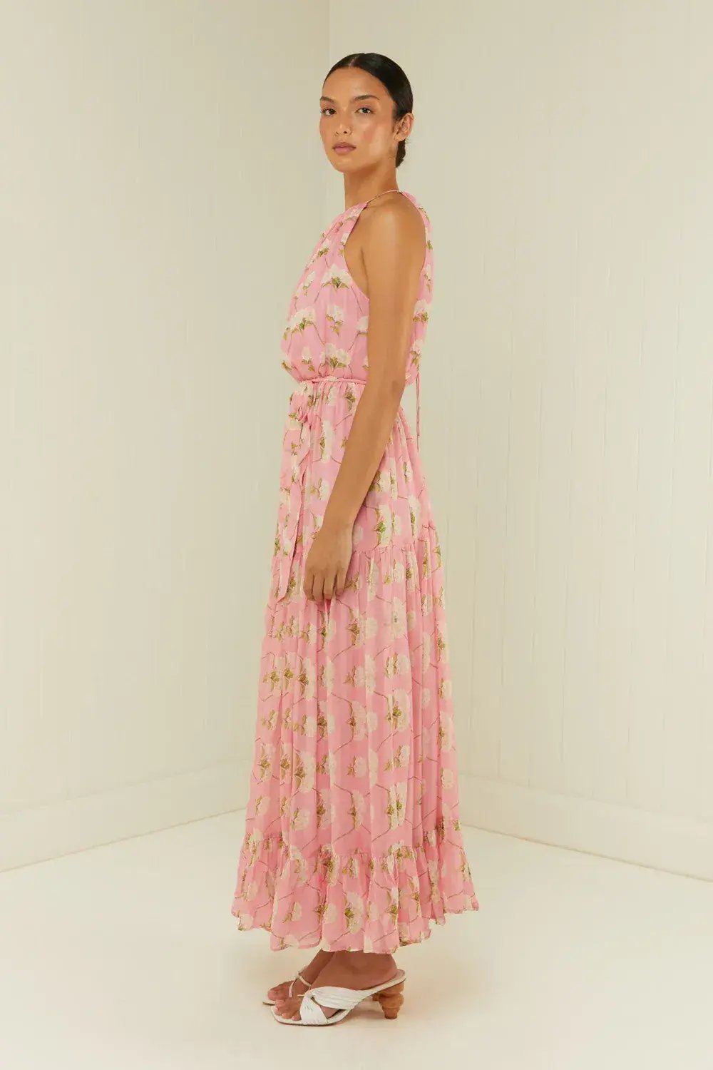 Palm Noosa Bluebell Dress in Pink Diamond Hydrangea Size 8 photo 6