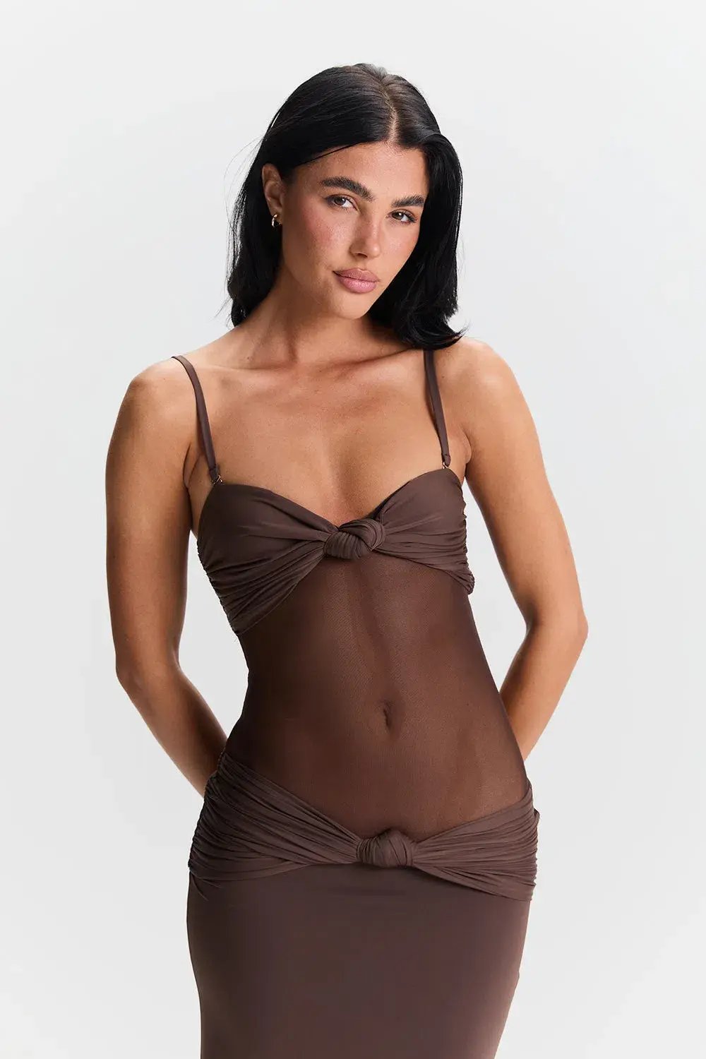 Sasha Therese Amara Maxi Dress Brown Size XS / AU 6 photo 4