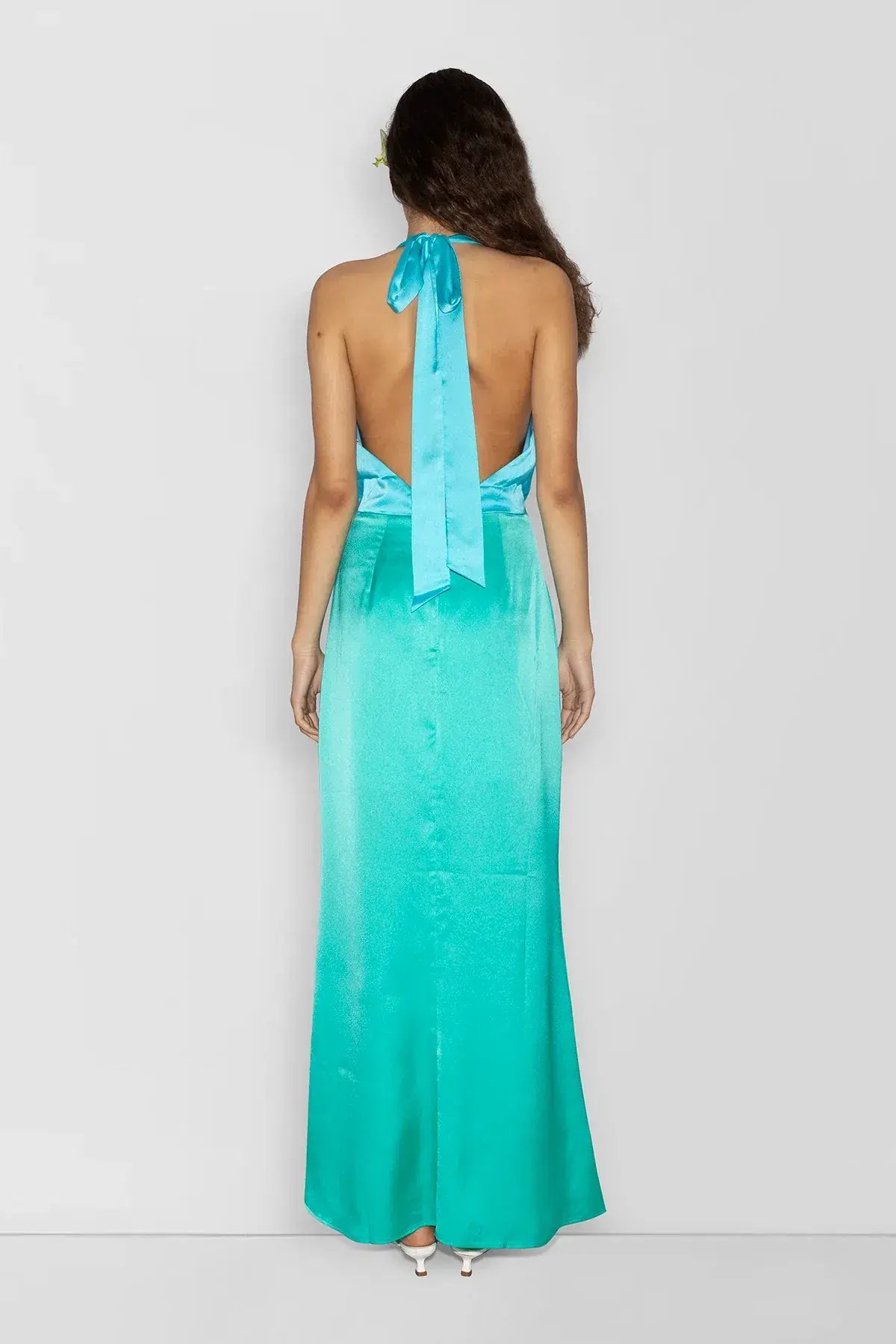 The Wolf Gang Oahu Slip Dress Aquamarine Size S / AU 8 photo 3