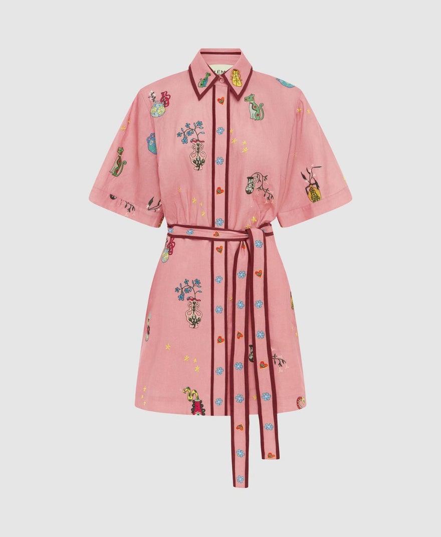 Alemais Timmy Embroidered Mini Dress photo 4