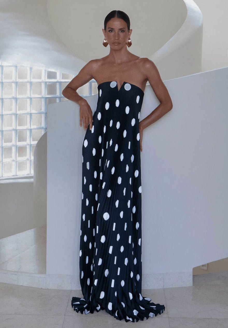 L'idée Black Tie Gown - Polka Noir photo 2