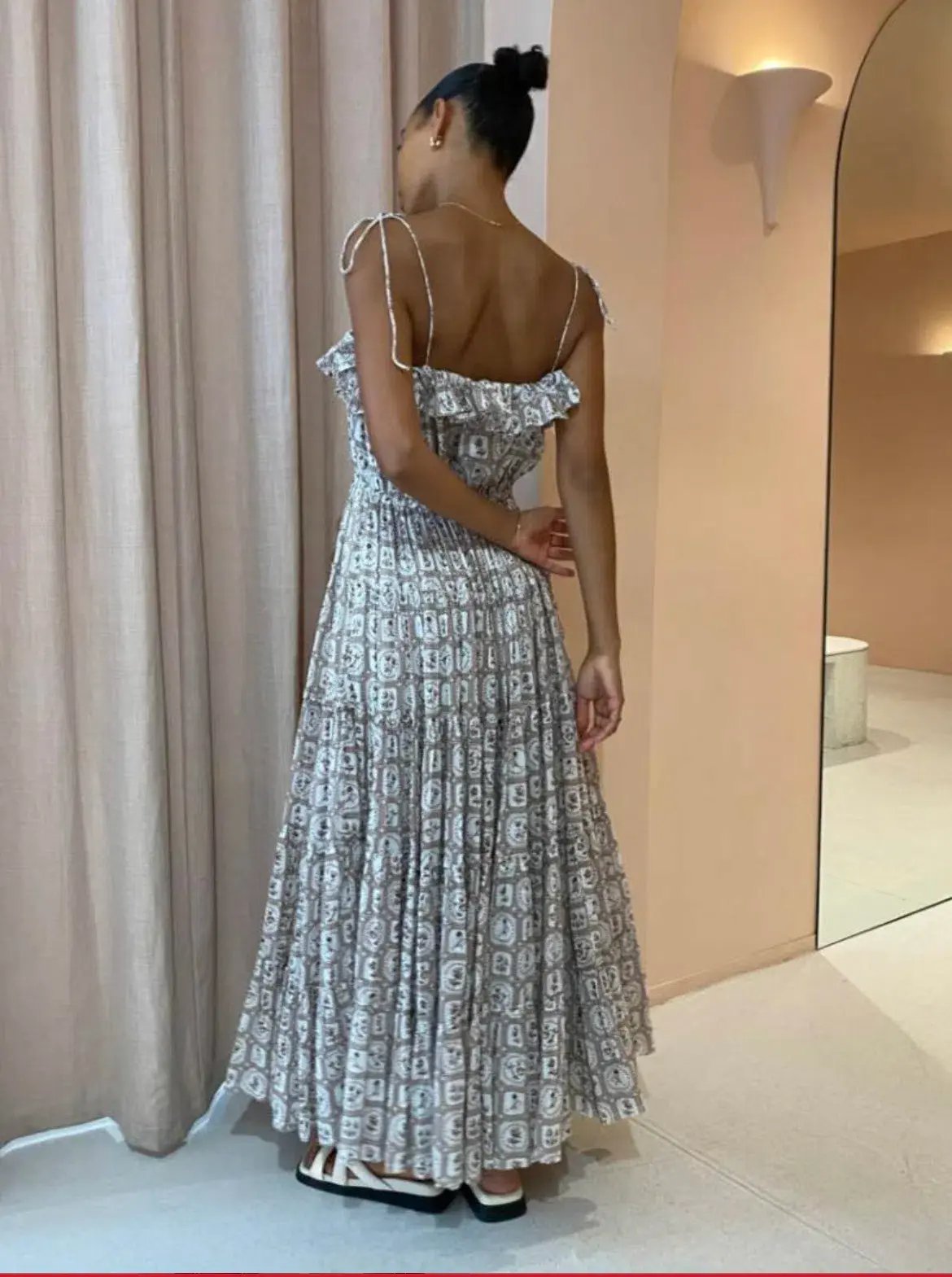 Palm Noosa With Love From Dress Print Size 6 photo 2