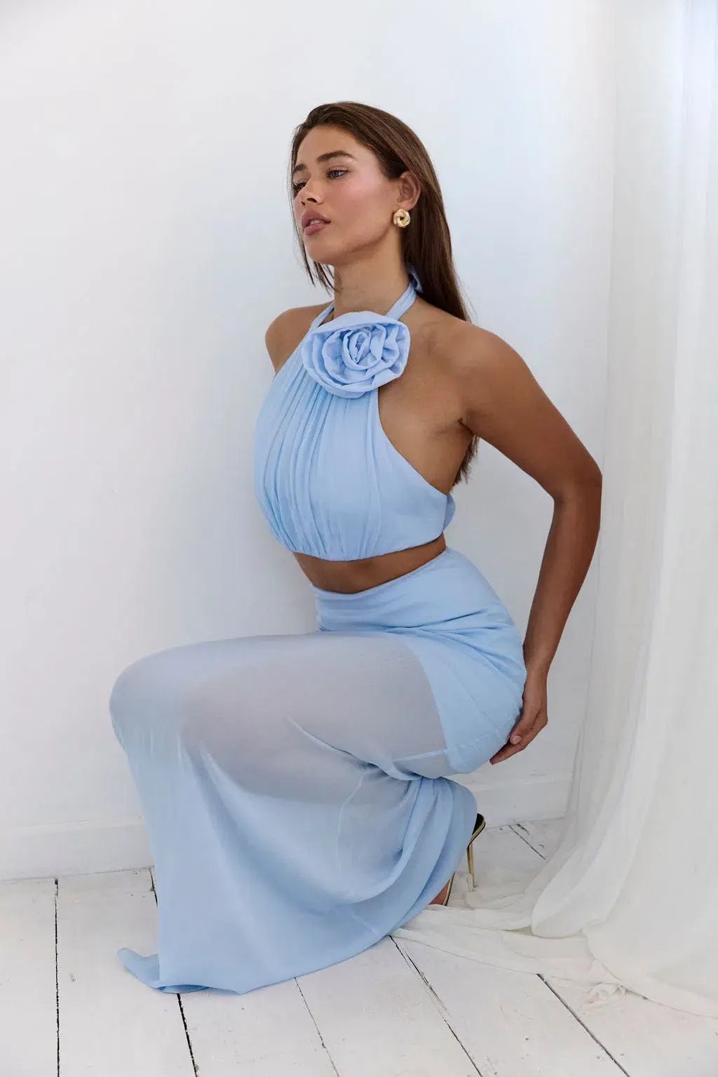 Calia Collection Mademoiselle Set Sky Blue Size 6 photo 3