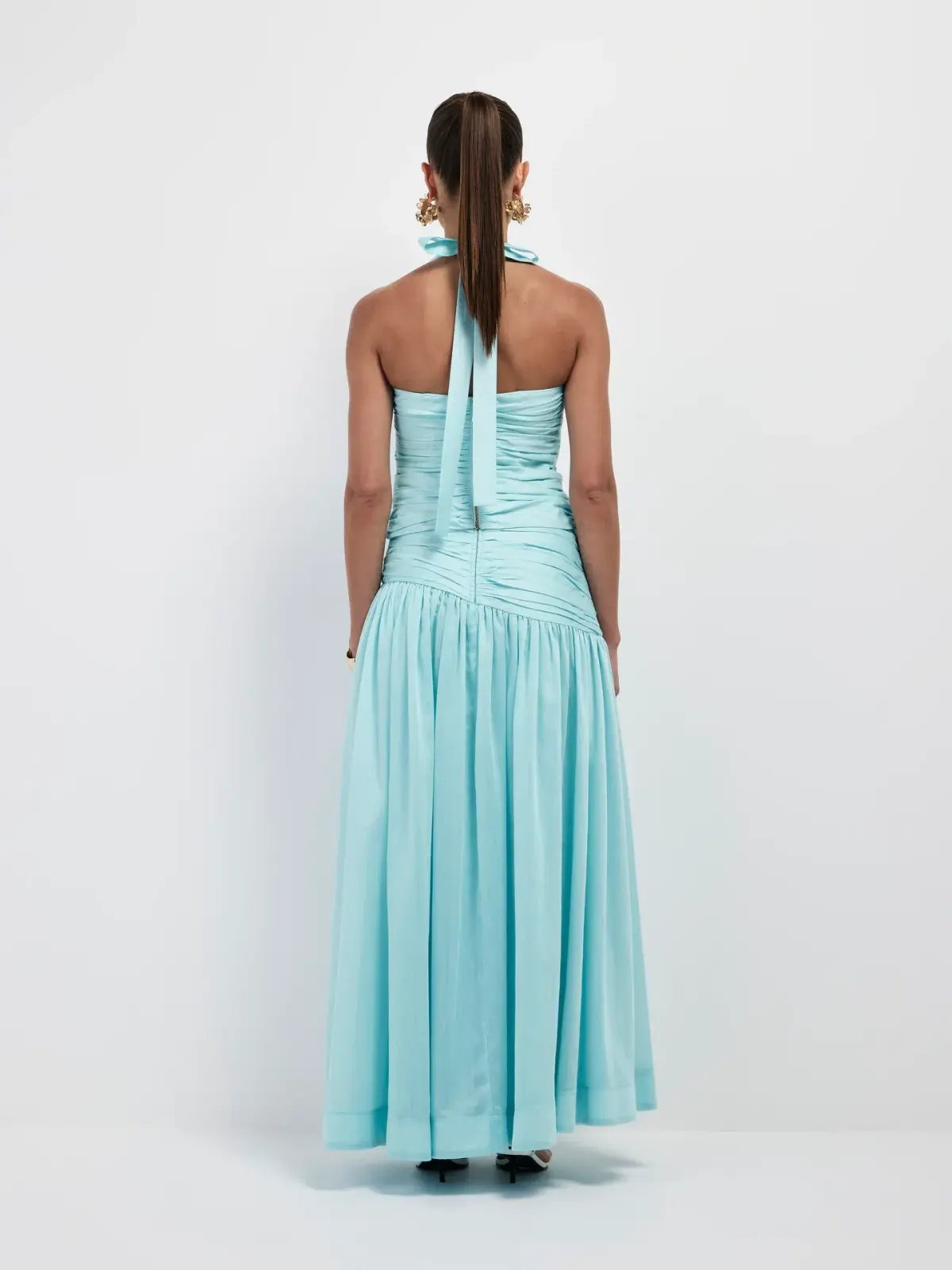 Sheike Cindy Top & Midi Skirt Set Blue Size AU 10 photo 2