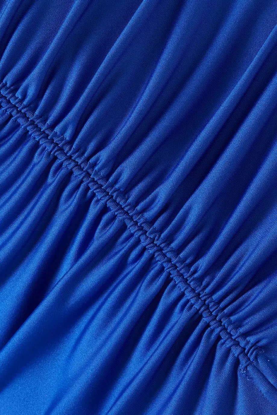 Victoria Beckham Ruched Jersey Column Gown Royal Blue Size 8 photo 5
