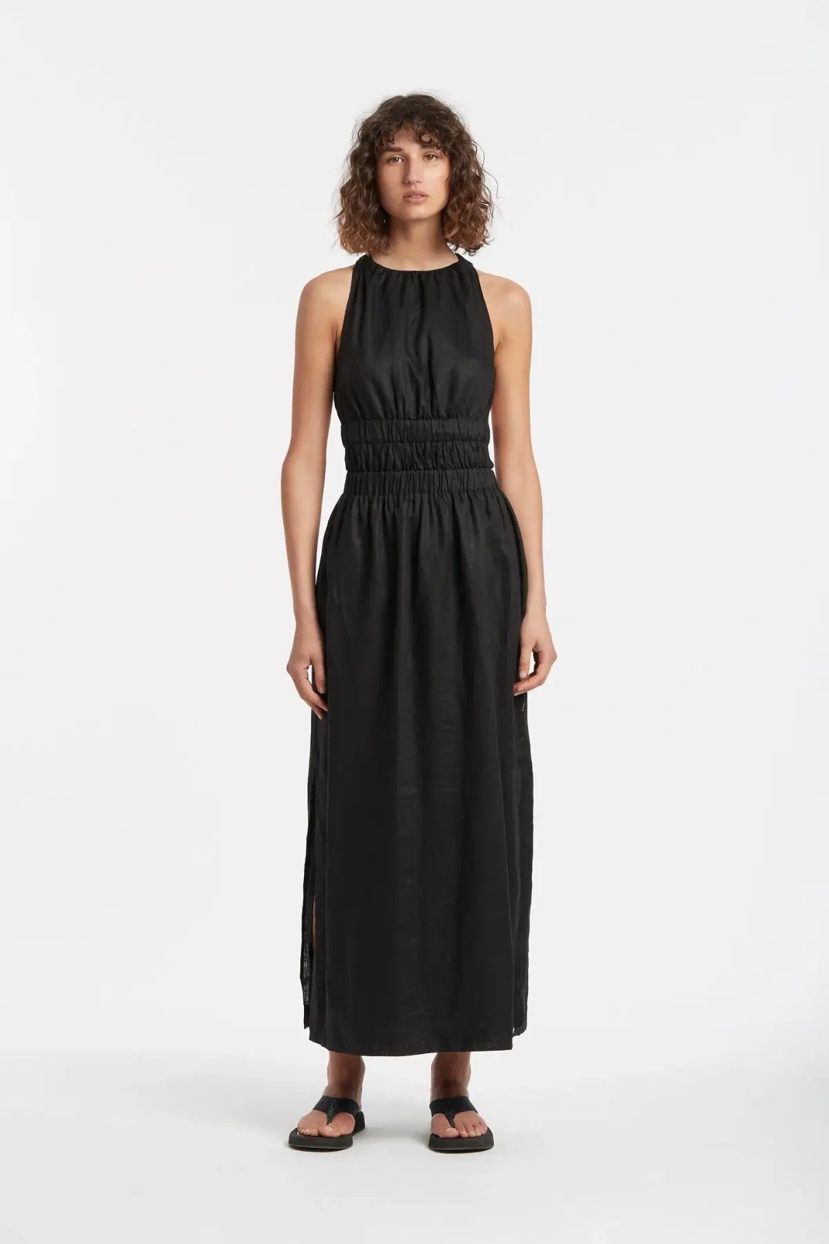 Carla Zampatti Ivory Satin Bias Dress Size 8 photo 8