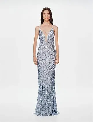 MISHA The Sapphire Maxi Dress Size 8/S photo 4