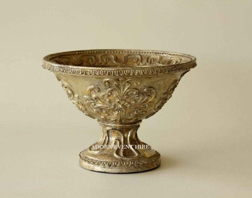 Antique Gold Footed Vase photo 4