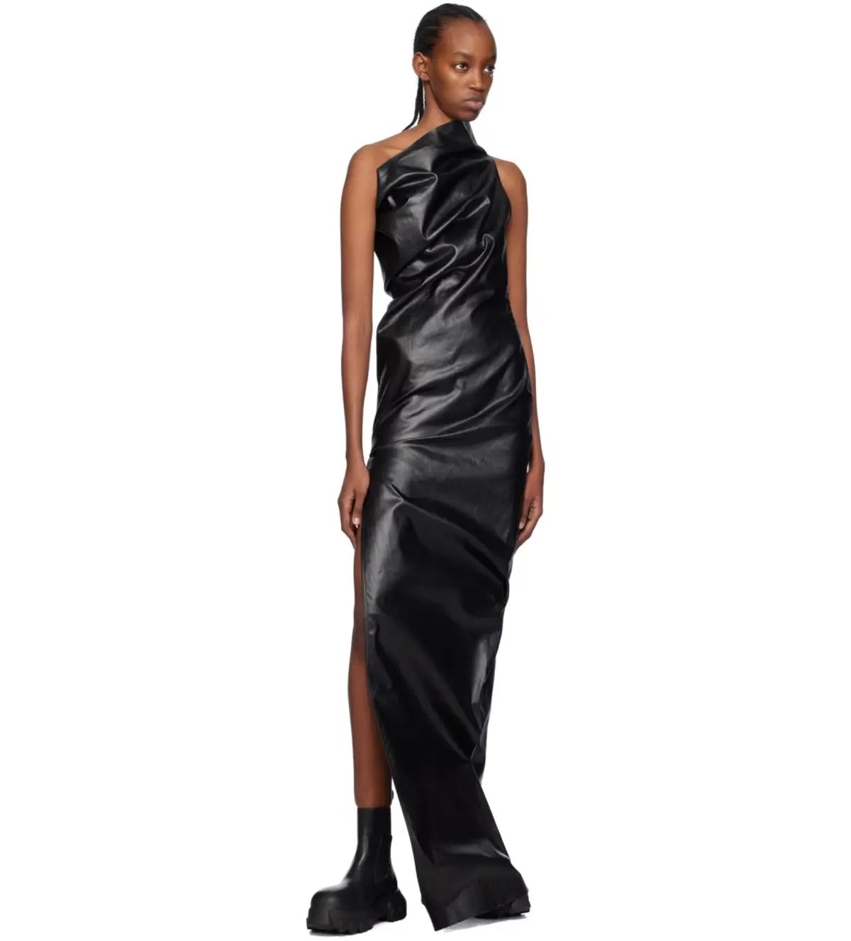 Rick Owens Black Athena Gown Black Size  8 photo 2