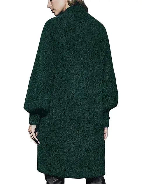 Witchery Annie Mohair Cardigan Green Size XS / AU 6 photo 2
