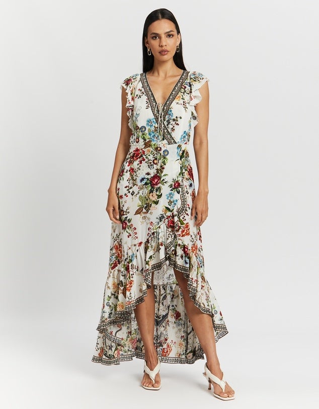 Camilla Ruffle Wrap Dress photo 4