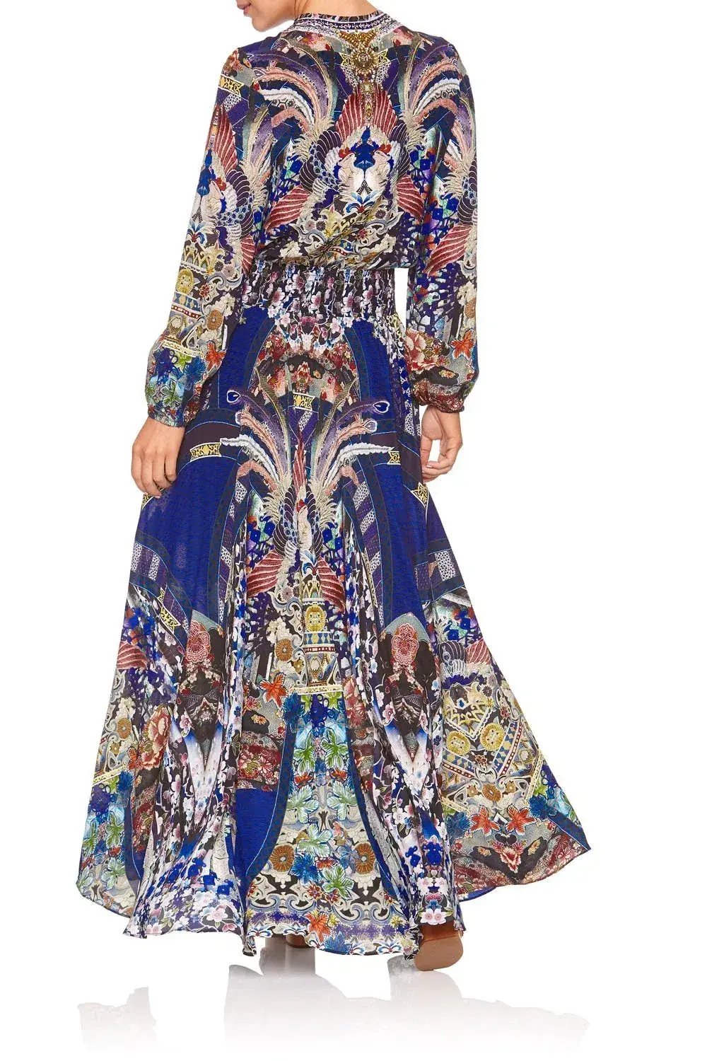 Camilla Darling's Destiny Shirred Relaxed Fit Dress Multi Size M/ AU 12 photo 6