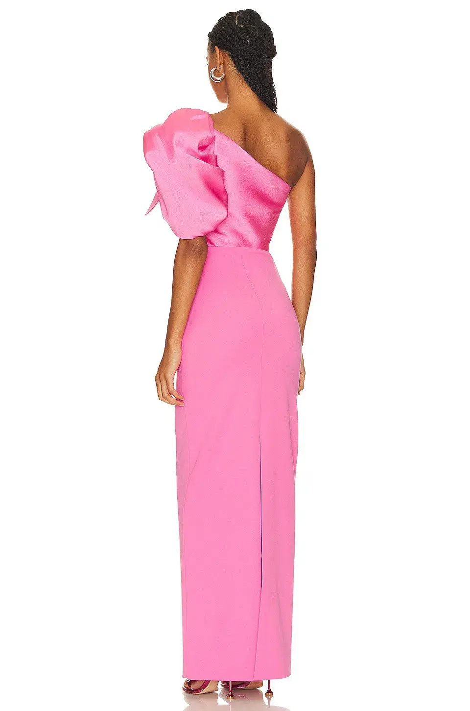 Solace London Iyana Maxi Dress Pink Size 8 photo 2