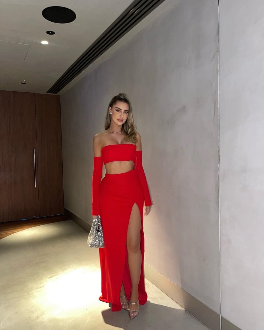 Effie Kats Hall Of Fame Gown Red photo 4